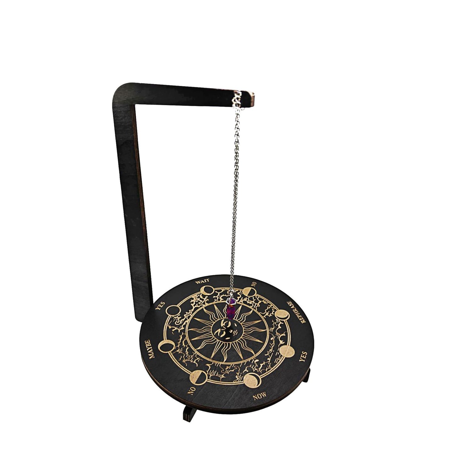 Wooden Crystal Bracket Necklace Decorative Display Stand